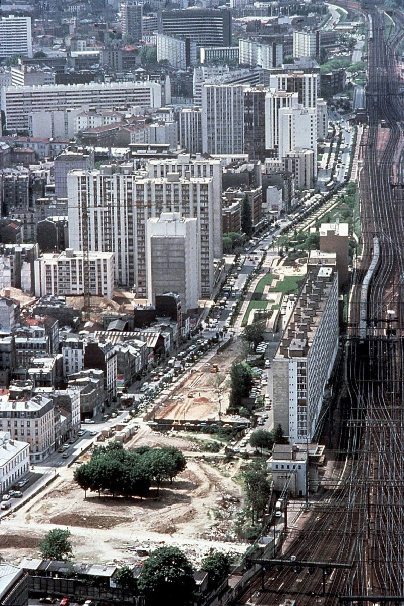 ZAC Guilleminot avant sa construction en 1980 / Radiale Vercingétorix © Apur
