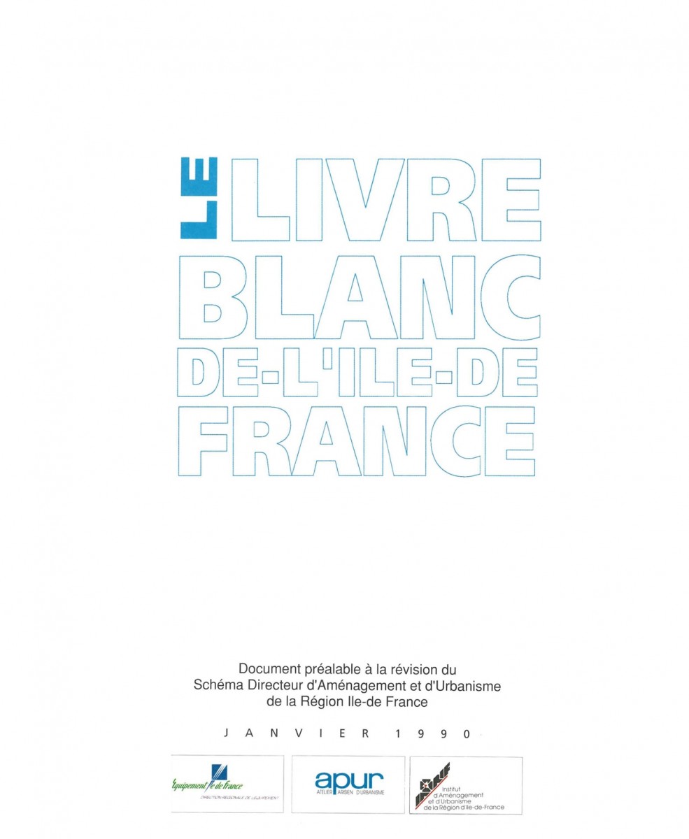 Couverture du Livre blanc de l'Île-de-France